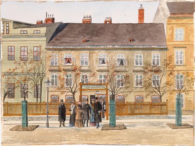 VI., Restaurant Zum Weingartl, Getreidemarkt No. 5 by Max Neubauer
